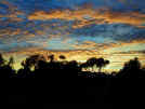 Sunset at Carpet Springs Far Western Queensland Australia