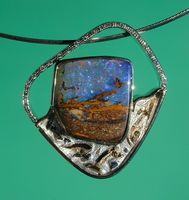 Yowah Opal Pendant