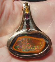 Helmut Hofmann Crystal Centre Yowah Nut Opal Pendant