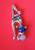 Advance Jeweller Sterling Silver Cat Yowah Nut Opal