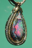 Yowah Nut Opal  winner category 3 Yowah Designer Jewellery Competition