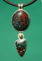 Yowah Matrix Opal Mac Art Jewellery Pendant