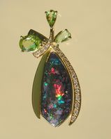 Pendant by Yowah Opal Annalisa Mahboub