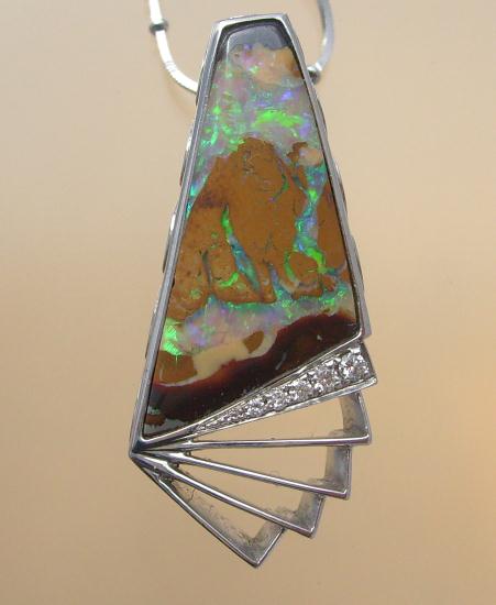 Yowah Opal Pendant