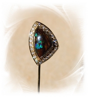 Opal Tie Pin