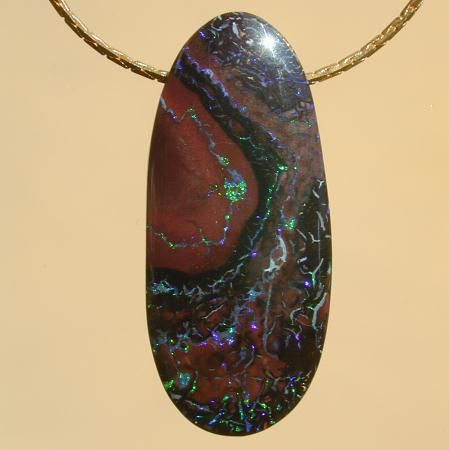 Yowah Nut Matrix Opal Pendant