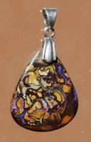 Yowah Boulder Opal Pendant Bead