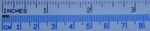 inches & millimetre rule
