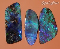 Queensland Australian Boulder Opal Rich Blue Green