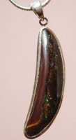 Sparkling Yowah Nut Opal Pendant