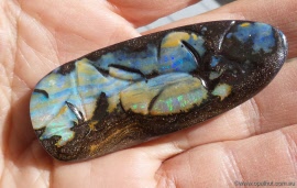 Carved Boulder Opal